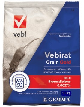 VEBIRAT GRAIN GOLD 1.5 KG · ΠΟΝΤΙΚΟΦΑΡΜΑΚΟ ΣΕ ΜΟΡΦΗ ΣΙΤΑΡΙΟΥ