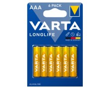 ΜΠΑΤΑΡΙΑ ΑΛΚΑΛΙΚΗ VARTA LONGLIFE AAA 1.5V