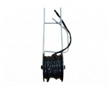 ROLLER HOOK · BLACK SPOOL ΜΑΥΡΟ ΚΑΡΟΥΛΙ ΜΕ ΜΑΥΡΟ ΣΠΑΓΚΟ 25 M
