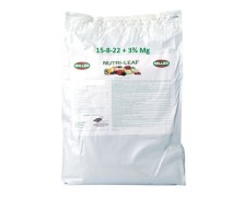 MILLER NUTRI-LEAF 15-8-22 + 3% Mg 25 LB